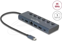 Delock 4K - HOZ usb type-c  dokkolóállomás kép