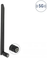 Delock 5G 3,4-3,8 GHZ antenna sma apa 5dbi 20cm hosszú kétirányú billenő csatlakozással kép