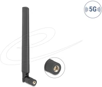 Delock 5G 3,4 - 5,0 GHZ antenna sma-dugó 4,7 dbi irányított, csuklós csatlakozó, fekete kép