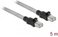 Delock 5M FÉM Rj45 cat6a u/ftp -> rj45 cat6a u/ftp m/m adatkábel 5m fém kép