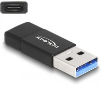Delock USB 3.2 GEN 2 Csatlakozó átlakító usb a usb c fekete kép