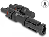 Delock APA ÉS 2 Delock dl4 szolár csatlakozók 1 x apa és 2 x anya kép