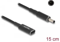 Delock 60036 Usb-c -> dc 4,5 x 3,0mm f/m töltőkábel 0.15m fekete dell kép