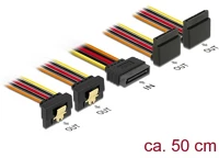 Delock 60155 sata power 15pin -> 4db sata power 15pin m/f tápkábel 0.5m 2db 90 kép