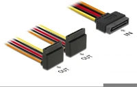 Delock 60170 Sata power 15pin -> 2db sata power 15pin m/f tápkábel 0.15m kép