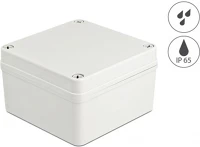 Delock 60398 Installációs ház ip65 vízhatlan 125 x 125 x 75 mm szürke kép