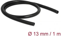Delock 60457 Kábelvédő borítás 1 m x 13 mm fekete kép