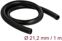 Delock 60458 Kábelvédő borítás 1 m x 21,2 mm fekete kép