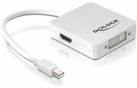 Delock 61768 Adapter displayport mini > displayport / hdmi / dvi 29tűs kép
