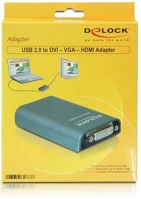 Delock 61787 Usb 2.0 - hdmi adapter kép