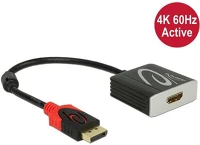 Delock 62734 Displayport 1.2 -> hdmi m/f aktív adapter 0.2m fekete