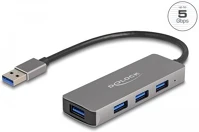 Delock USB TYPE-A 4 portos USB 3.2 Gen 1 hub kép