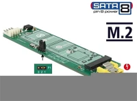 Delock 63917 Sata -> m.2 b sata m/f adapter kép