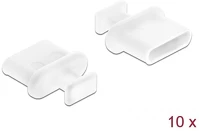 Delock 64094 Fogantyűval usb-c dugó portvédő fehér 10db kép