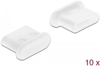 Delock 64095 Usb-c porvédő 10 db fehér kép