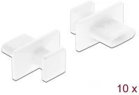 Delock 64097 Nagy fogantyűval usb-c dugó portvédő fehér 10db kép