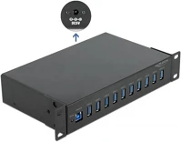 Delock 64112 Industrial 10-portos 10
