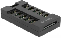 Delock 64128 10 PORTTOS 64128 10 porttos rgb hub argb led-ekhez kép