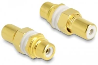 Delock 64141 Rca -> rca f/f adapter fehér gyűrüvel kép
