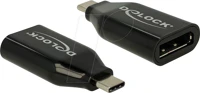 Delock 64151 Usb-c -> displayport 1.2 m/f adapter fekete