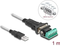 Delock 64268 USB 2.0 A-típusú adapter   1 x soros RS-422/485 apa 6 tűs terminal kép