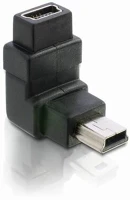 Delock 65096 Usb-b mini 5pin apa/anya 90° ferde adapter kép