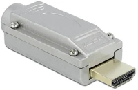 Delock 65201 Hdmi -> terminal block 20pin m/f csatlakozó dugó ezüst fém ház kép