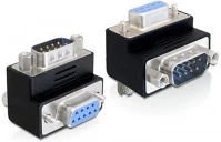 Delock 65267 Sub-d 9pin m/f adapter 270° fekete kép