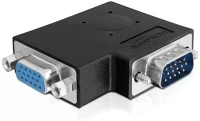 Delock 65345 Vga m/f adapter 90° fekete kép
