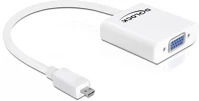 Delock 65347 Adapter hdmi-micro d male > vga female kép
