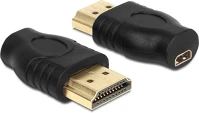 Delock 65507 &GT Adapter hdmi micro d &gt; hdmi a male kép