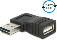 Delock 65522 Easy-usb 2.0-a apa > usb 2.0-a anya bal/jobb forgatott adapter kép