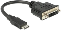 Delock 65564 Hdmi mini c -> dvi-i m/f adapter 0.2m fekete kép