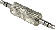 Delock 65629 Jack stereo 3,5mm m/m adapter nikkel kép