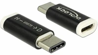 Delock 65678 Usb 2.0 micro-b - usb type-c 2.0 adapter kép