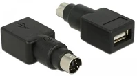Delock APA > USB A-TÍPUSÚ Delock Adapter PS/2 apa > USB A-típusú anya kép