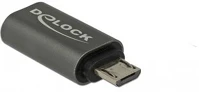 Delock 65927 Usb-c anya - usb micro b apa adapter - fekete kép