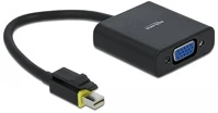 Delock 1.2  VGA Displayport 1.2 -> vga hdmi dvi m/f adapter fekete 4k passzív kép