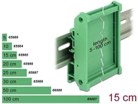 Delock 65985 Laprögzítő 15 cm hosszú din rail-ekhez kép