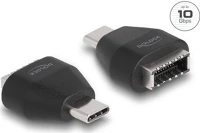 Delock 66058 Usb-c 3.2 gen2 -> usb-a 3.2 gen1 key a 20pin m/f adapter fekete kép