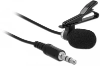 Delock 66279 Tie lavalier microphone omnidirectional black kép