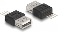 Delock 66653 Usb-a 2.0 -> forrfül csatlakozó dugó fekete kép