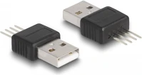 Delock 66683 Usb-a 2.0 -> forrfül csatlakozó dugó fekete kép