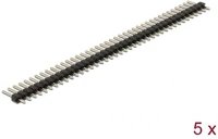 Delock 66694 Tűfejléc 40 tűs, 2,54 mm-es osztással, 1 soros, egyenes, 5 db. kép