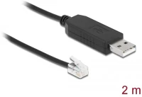 Delock 66734 Celestron NexStar USB-A és soros RS-232 RJ9/RJ10 közötti ESD védelemmel 2 kép