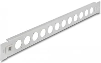 Delock 66902 19  d-típusú patch panel 12 porttal eszköz nélkül szerelhető szürke kép