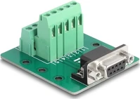Delock 66908 D-sub 9 tűs anya - terminal block din sínhez kép