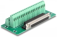 Delock 66914 D-sub 37 tűs anya - terminal block din sínhez kép