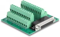 Delock 66916 D-sub hd 44 tűs anya - terminal block din sínhez kép