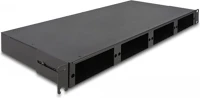 Delock 66924 19  üvegszálas hd (nagy sűrűségű) patch panel 1u fekete kép